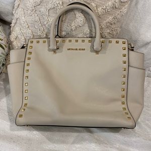Michael Kors off white handbag